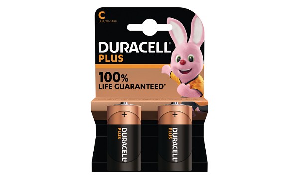 Duracell Plus Power tipo C (paquete de 2)