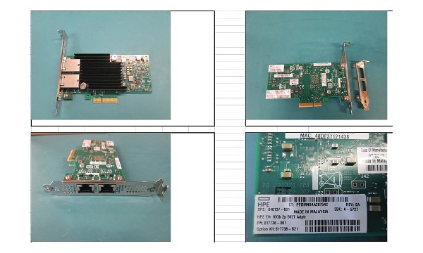 SPS - PCA NIC Adptr 2p 10GBE BT INTLX550