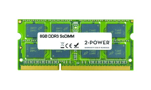 Latitude 3550 8GB MultiSpeed 1066/1333/1600 MHz SODIMM