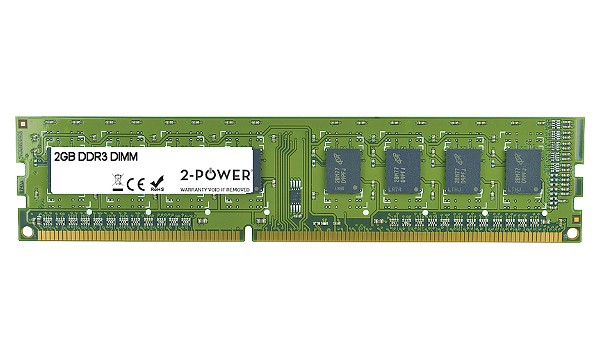 B4U35AA DIMM de 2GB MultiSpeed 1066/1333/1600 MHz