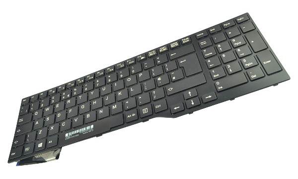 LifeBook A544 Black Keyboard (UK)