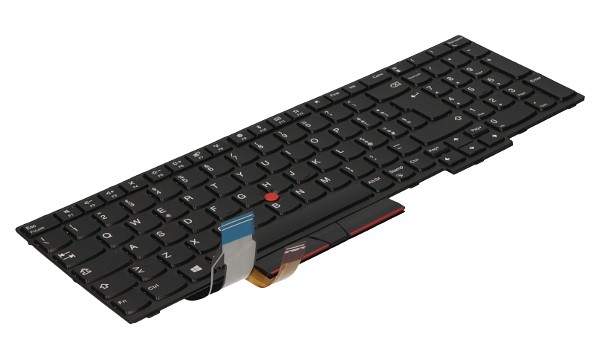 01YP697 Black Backlit Keyboard (Italian)